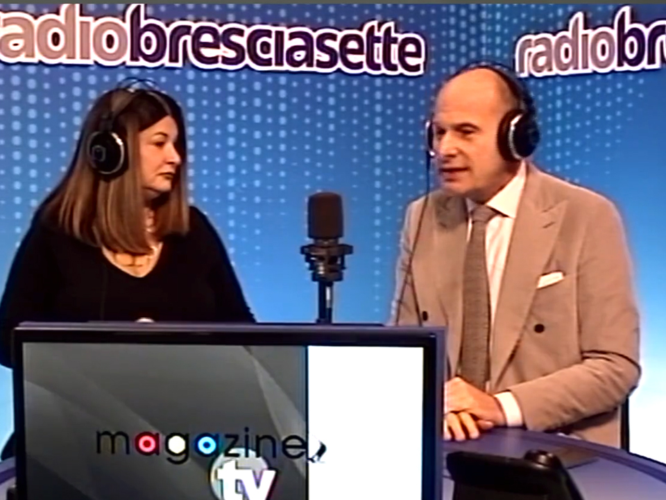 Giuliano Noci Noci ospite al Magazine su RadioBresciaSette