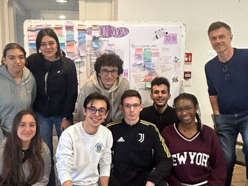 Il gruppo composta dai ragazzi degli diversi istituti