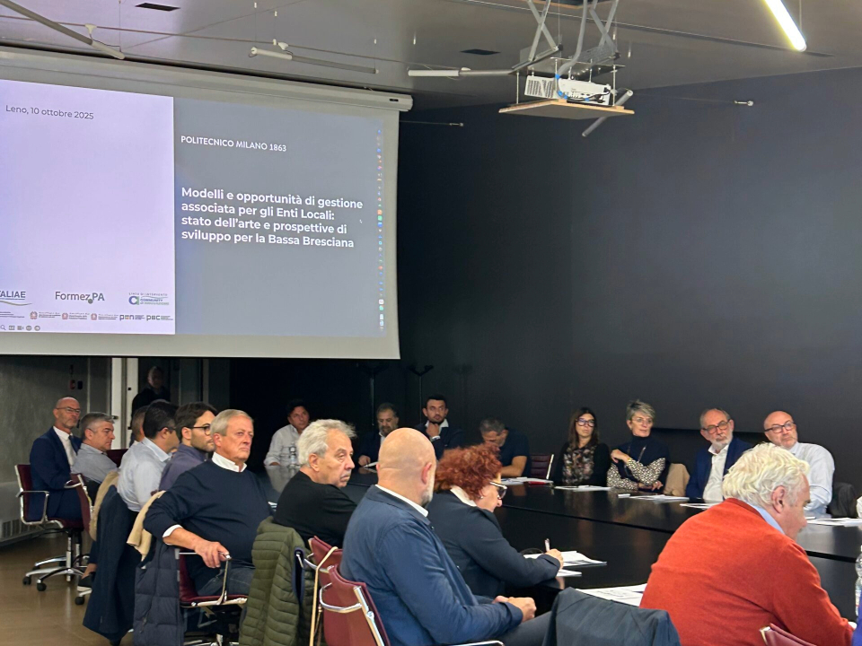 Incontro Hub della Conoscenza, 10 ottobre 2025 con i Sindaci della Bassa Bresciana
